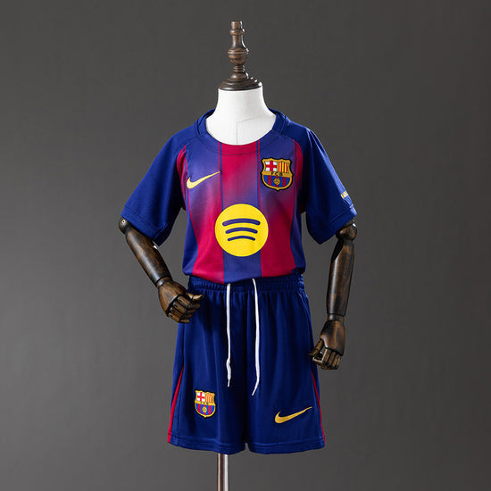 Barcelona 25/26 Home Kid's Jersey & Shorts
