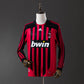 AC Milan 07/08 Home Men's Long Sleeve Jersey- Retro