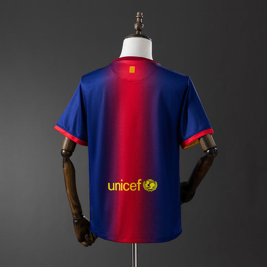 Barcelona 12/13 Home Men's Jersey- Retro