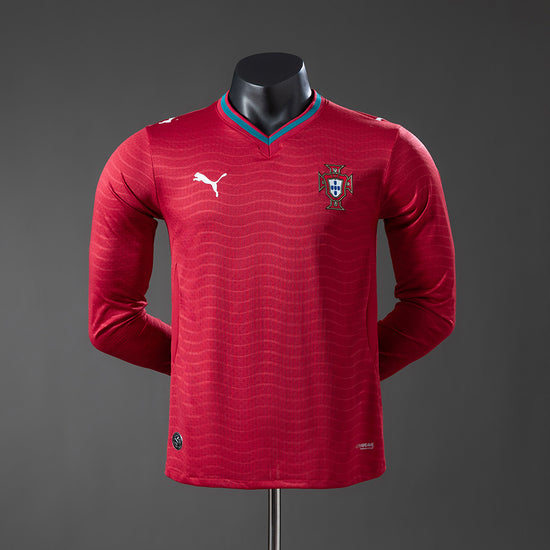 Portugal 2026 Home Men's Long Sleeve Jersey- Player Issue