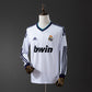 Real Madrid 12/13 Home Men's Long Sleeve Jersey- Retro