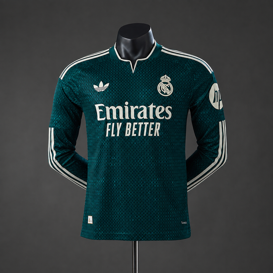 Real Madrid 26/27 Away Men's Long Sleeve Jersey- Player Issue