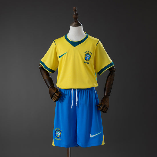 Brazil 2026 Home Kid's Jersey & Shorts