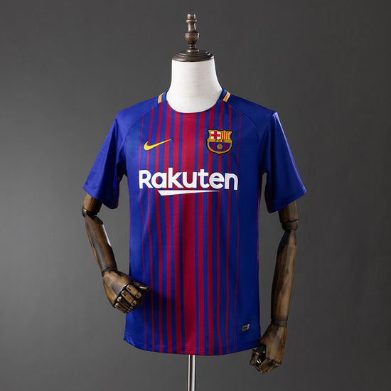 Barcelona 17/18 Home Men's Jersey- Retro