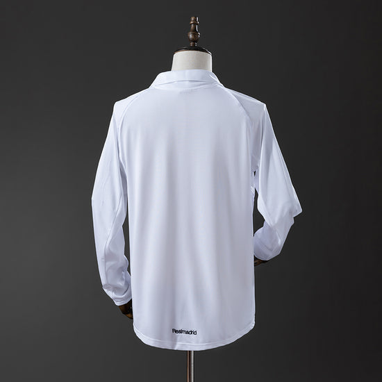 Real Madrid 05/06 Home Men's Long Sleeve Jersey- Retro