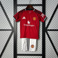 Manchester United 25/26 Home Kid's Jersey & Shorts