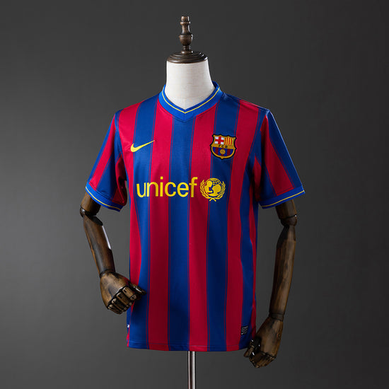 Barcelona 09/10 Home Men's Jersey- Retro