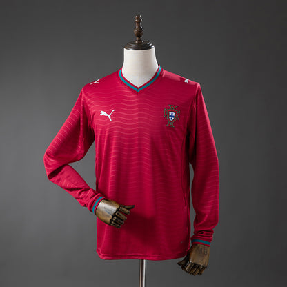 Portugal 2026 Home Men's Long Sleeve Jersey