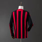 AC Milan 08/09 Home Men's Long Sleeve Jersey- Retro