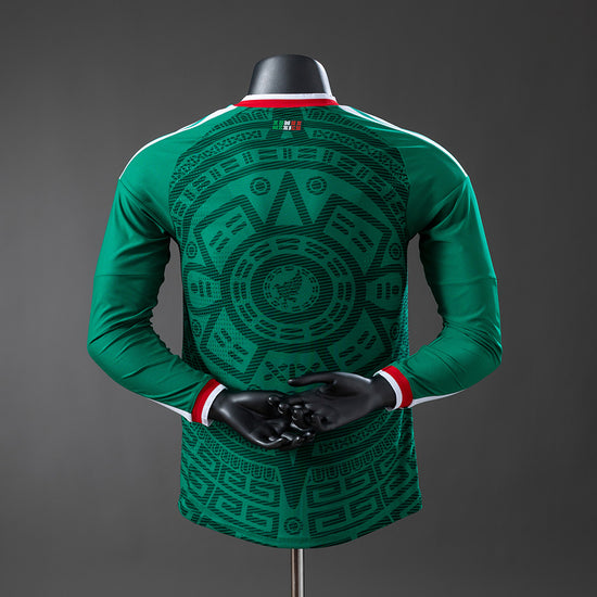 Mexico 2026 Home Men's Long Sleeve Jersey- Player Issue