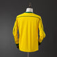 Brazil 1998 Home Men's Long Sleeve Jersey- Retro