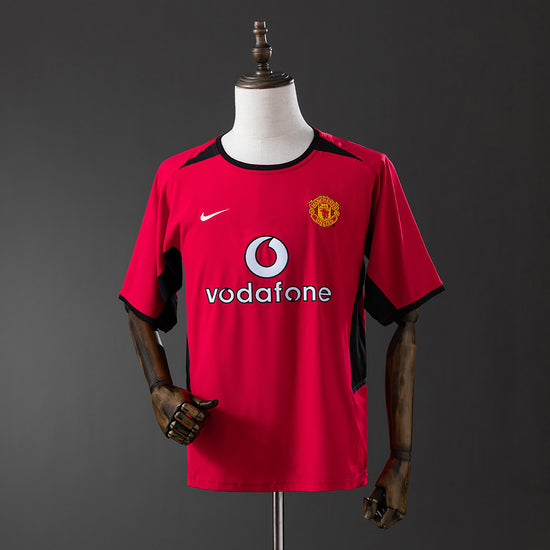 Manchester United 02/04 Home Men's Jersey- Retro