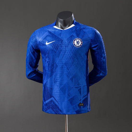 Chelsea 25/26 Home Men's Long Sleeve Jersey- Player Issue