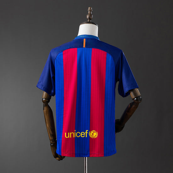 Barcelona 16/17 Home Men's Jersey- Retro
