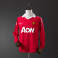 Manchester United 10/11 Home Men's Long Sleeve Jersey- Retro