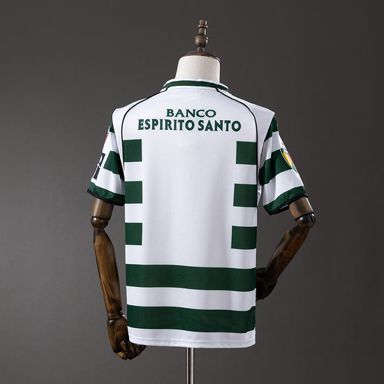 Sporting Lisbon 02/03 Home Men's Jersey- Retro