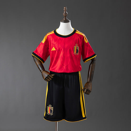 Belgium 2026 Home Kid's Jersey & Shorts