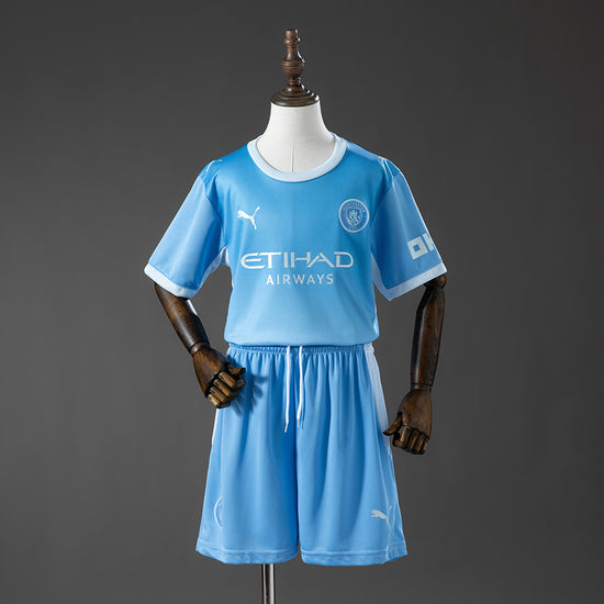 Manchester City 26/27 Home Kid's Jersey & Shorts