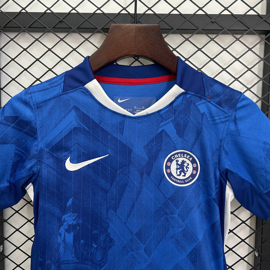 Chelsea 25/26 Home Kid's Jersey & Shorts