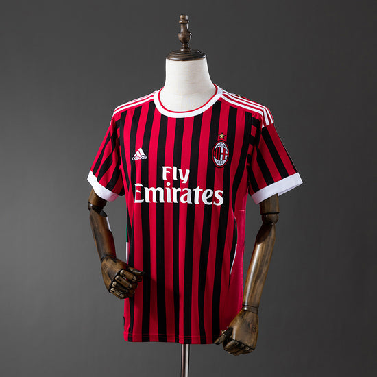 AC Milan 11/12 Home Men's Jersey- Retro