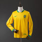 Brazil 2006 Home Men's Long Sleeve Jersey- Retro