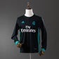 Real Madrid 17/18 Away Men's Long Sleeve Jersey- Retro